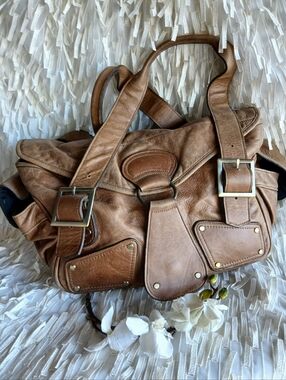 Miabossi Leather Diaper Bag